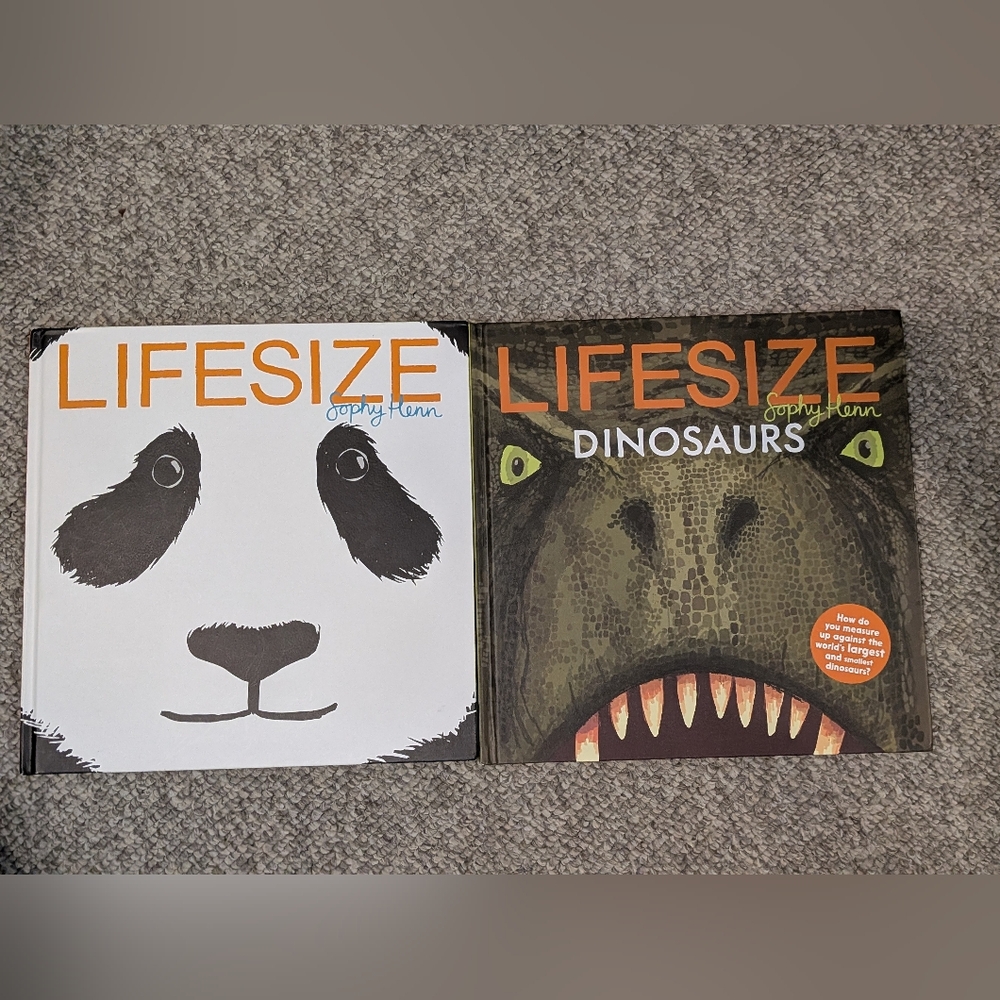 Usborne Lifesize Hardcover Children’s Picture Book Animals